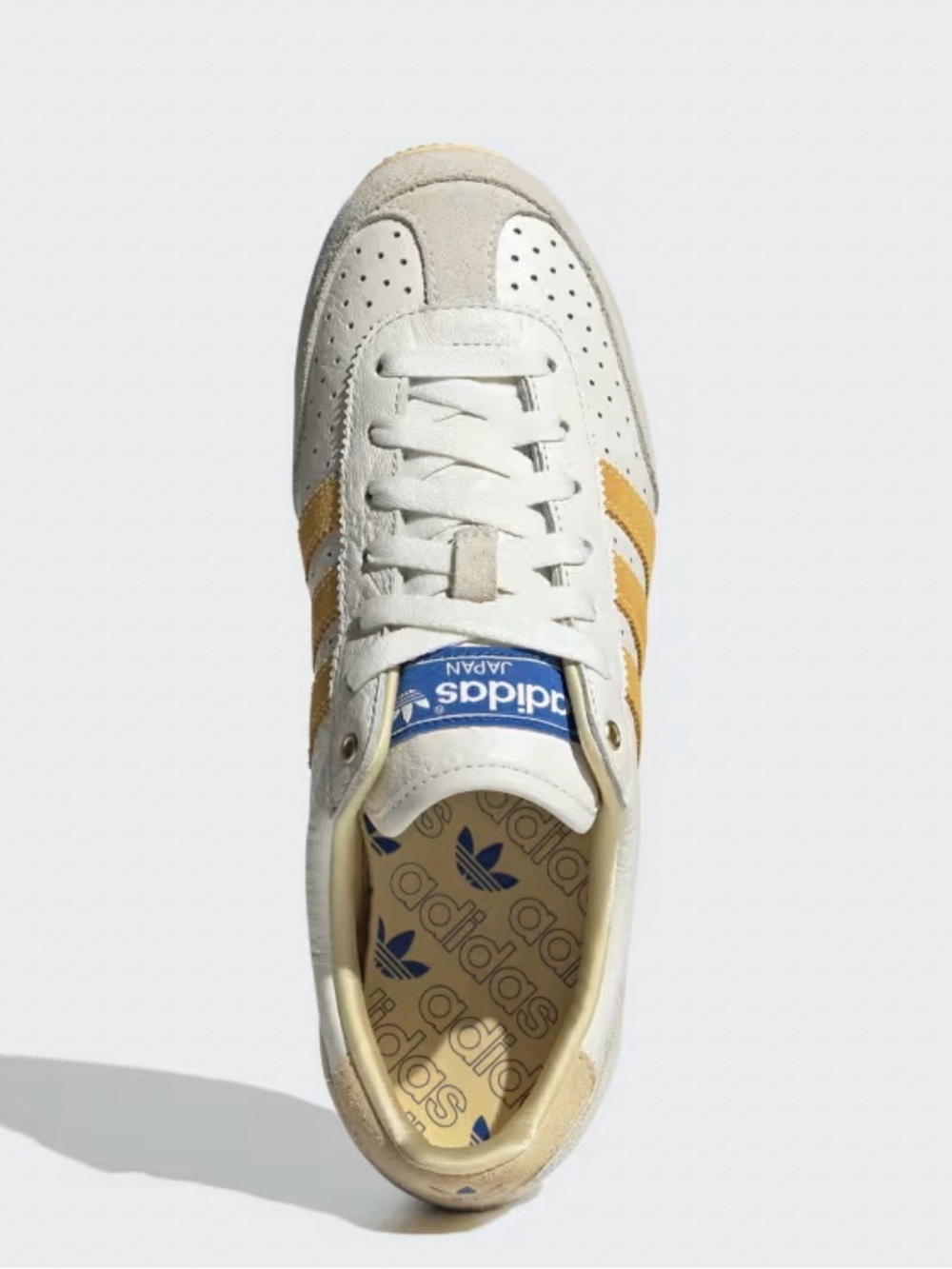 adidas Japan Shoes Cream Gold Vintage Retro Sneakers 1964 Size 7.5W/6.5 men - Picture 5 of 14